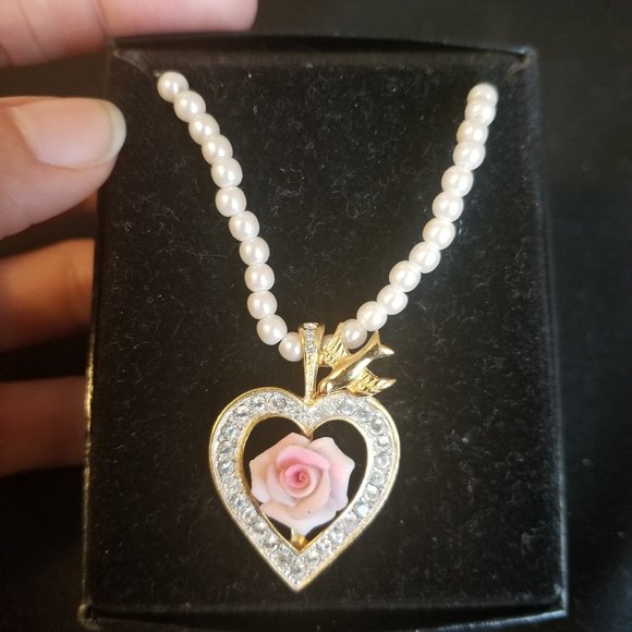 RARE vintage The Franklin Mint pearl necklace - Picture 8 of 9